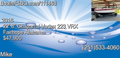 Chaparral Vortex 223 VRX
