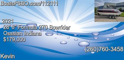 Formula 270 Bowrider