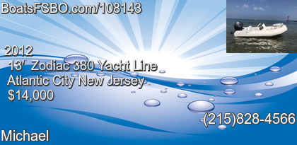 Zodiac 380 Yacht Line