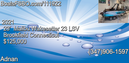 Malibu Wakesetter 23 LSV