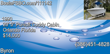 Pursuit Cuddy Cabin