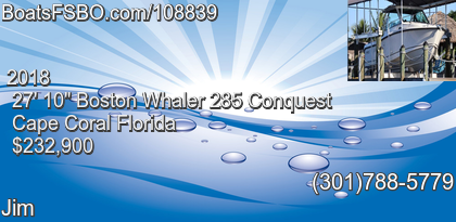 Boston Whaler 285 Conquest