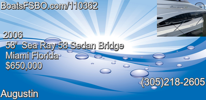 Sea Ray 58 Sedan Bridge