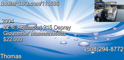 Aquasport 215 Osprey