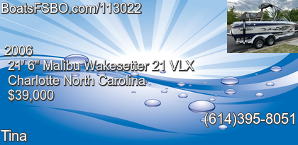 Malibu Wakesetter 21 VLX
