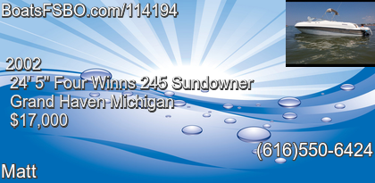 Four Winns 245 Sundowner