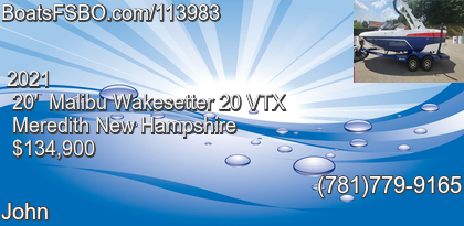 Malibu Wakesetter 20 VTX