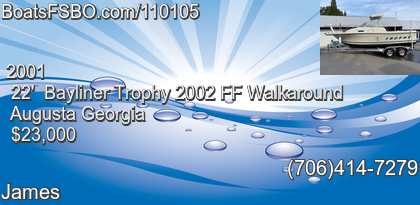Bayliner Trophy 2002 FF Walkaround