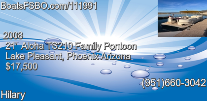 Aloha TS210 Family Pontoon