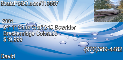 Chris Craft 210 Bowrider