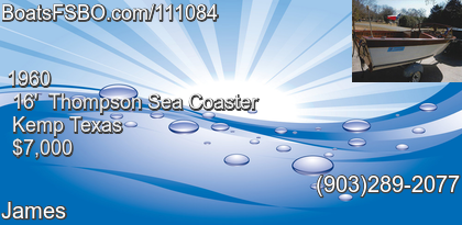 Thompson Sea Coaster