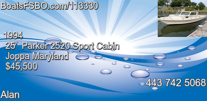 Parker 2520 Sport Cabin